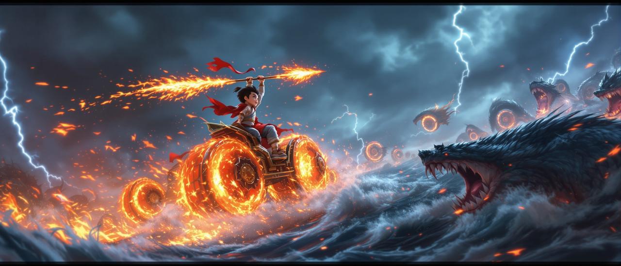 哪吒之魔童降世剧照背景 | 半夜影院